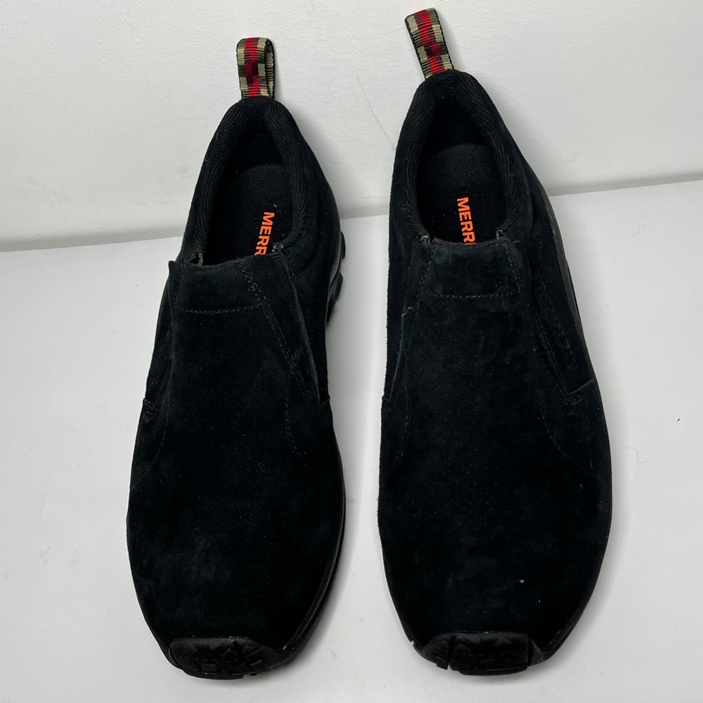 Merrell Jungle Moc Suede Slip On Loafer Midnight Black Womens Size 11